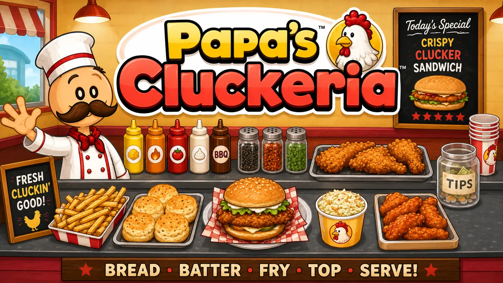 Papa's Cluckeria gameplay
