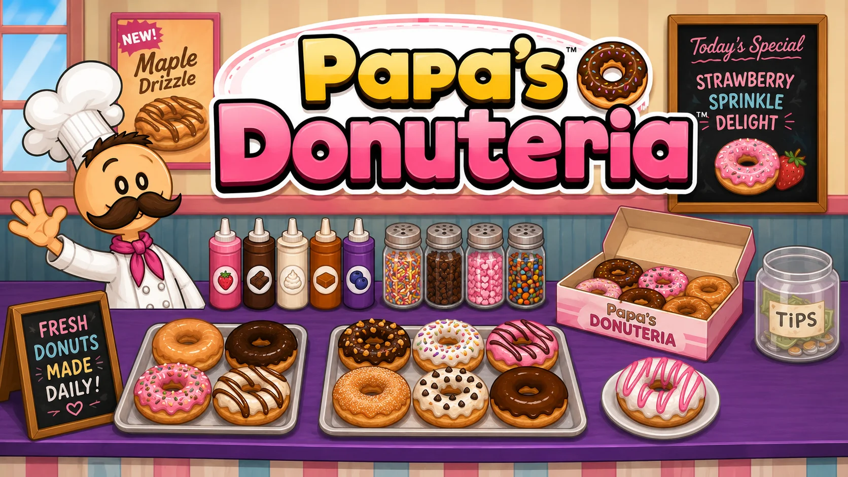 Papa's Donuteria gameplay