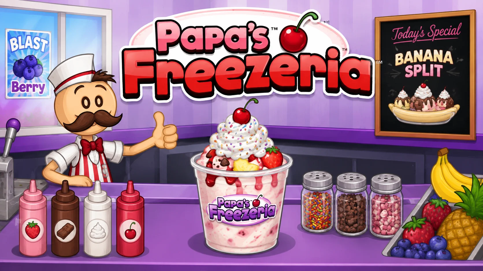 Papa's Freezeria gameplay