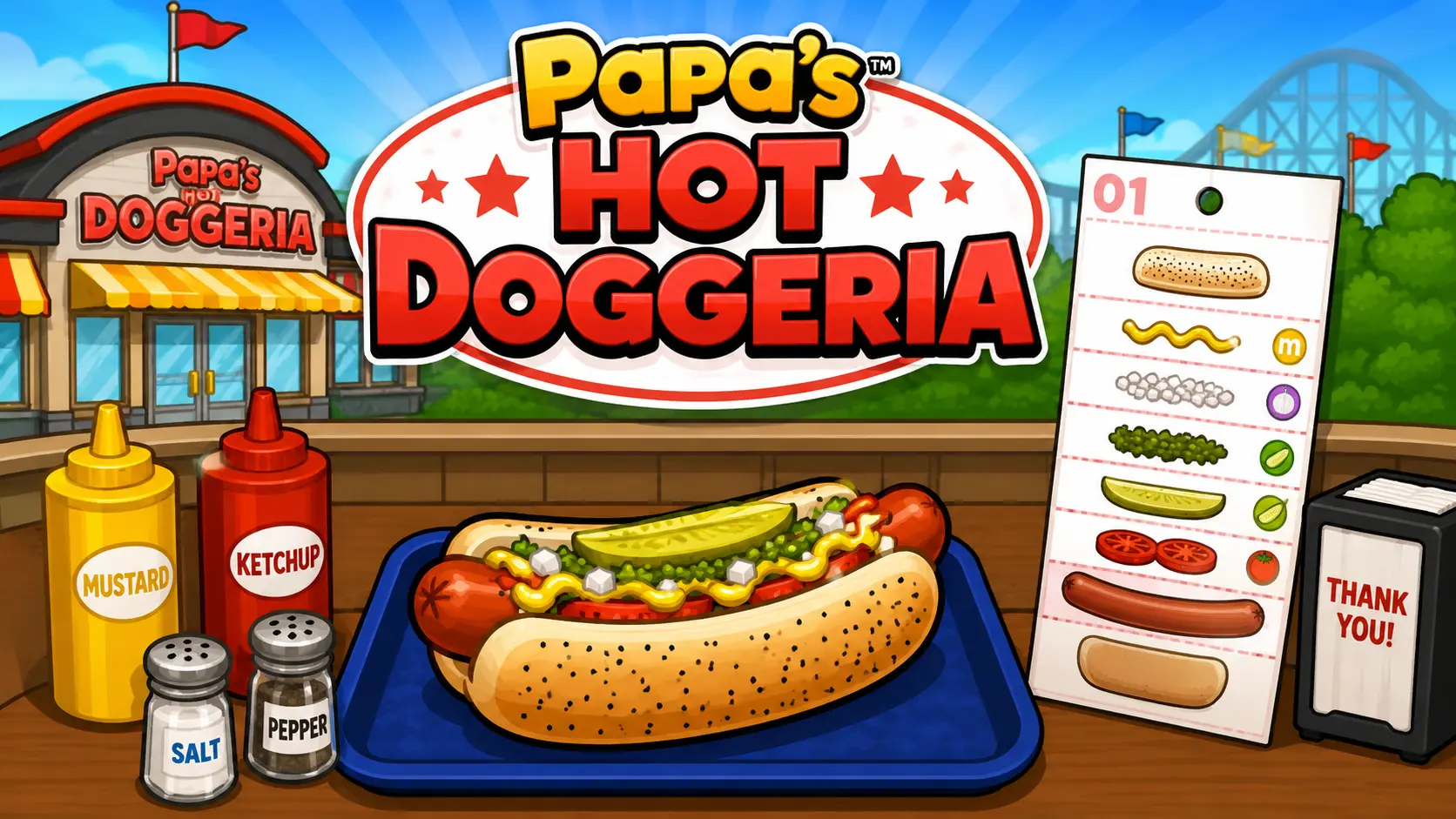 Papa's Hot Doggeria gameplay