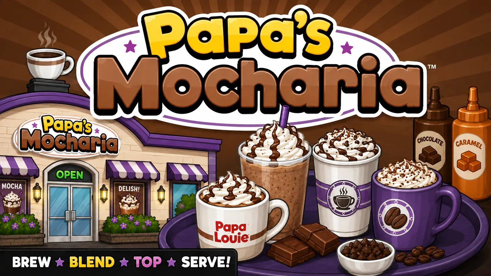 Papa's Mocharia gameplay