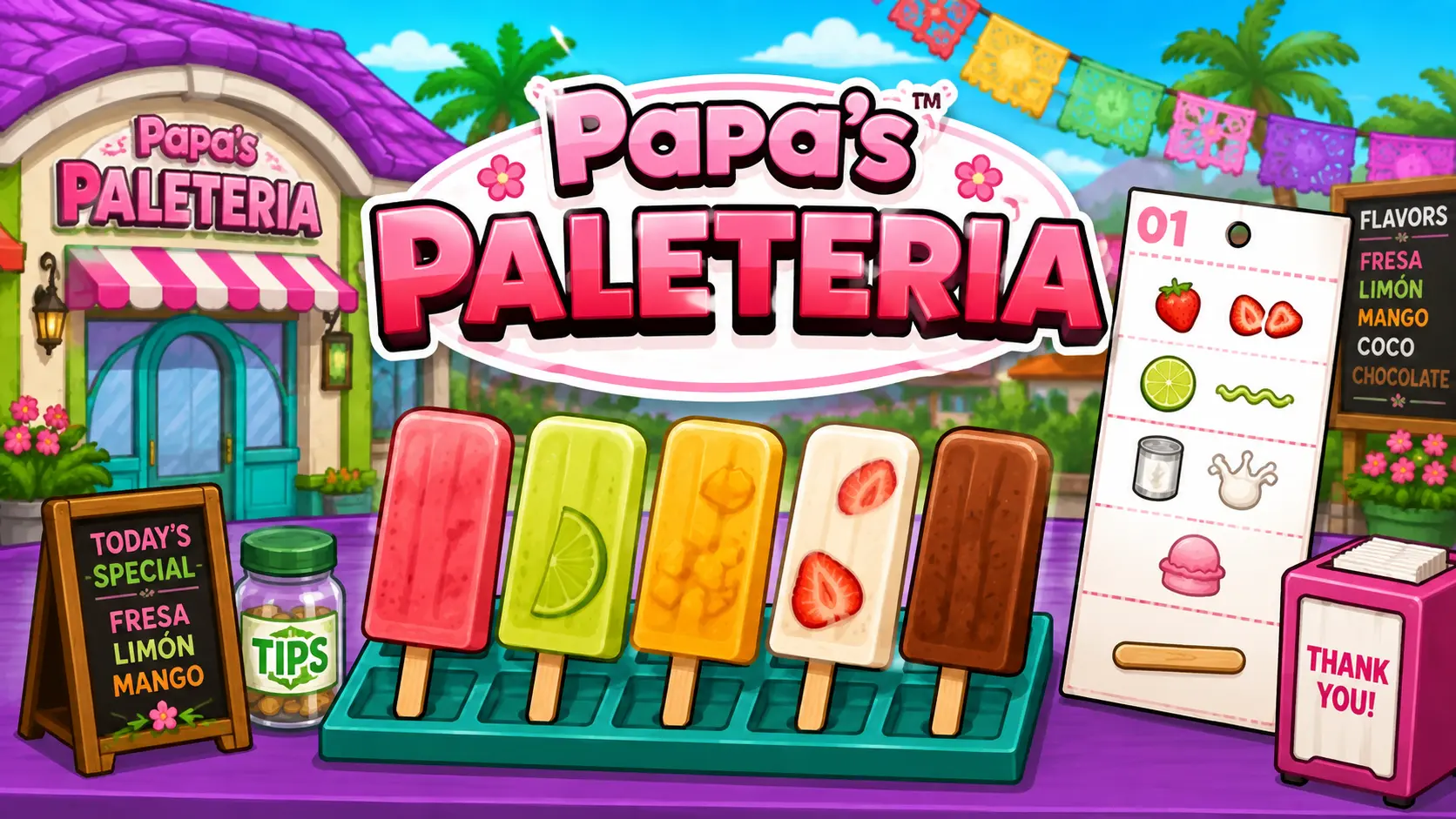 Papa's Paleteria gameplay