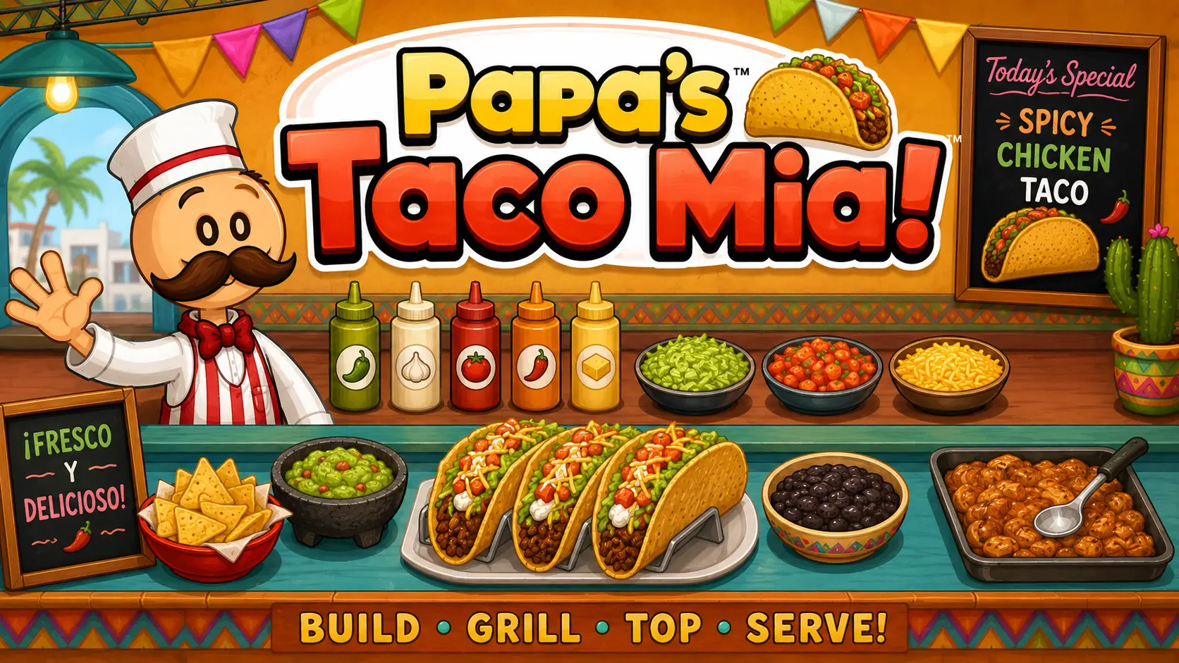 Papa's Taco Mia gameplay